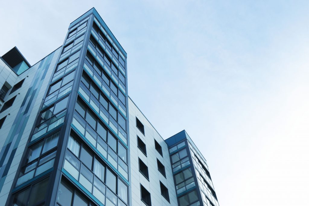 Commercial building exterior
