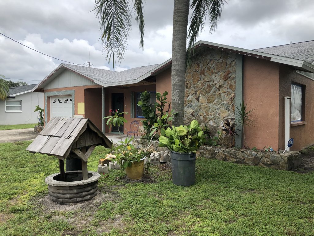 House before painting project