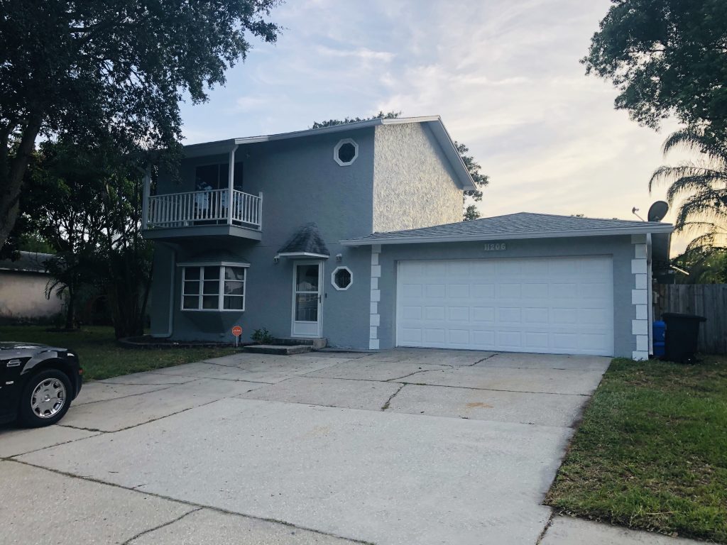 Freshly painted exterior project